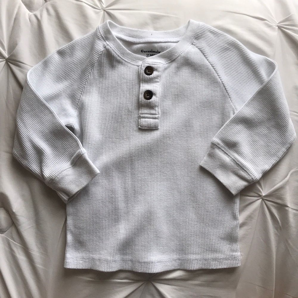 White Long Sleeved Tee